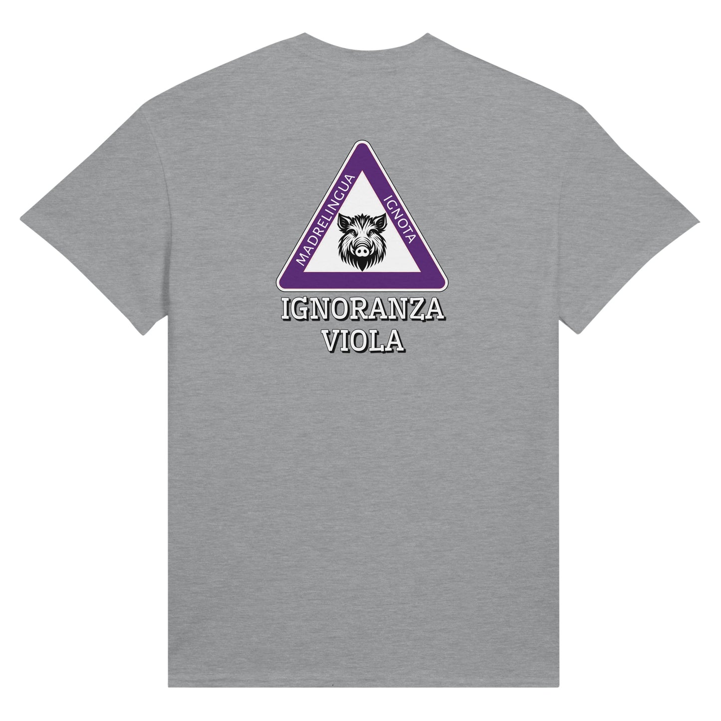 TSHIRT IGNORANZA Viola